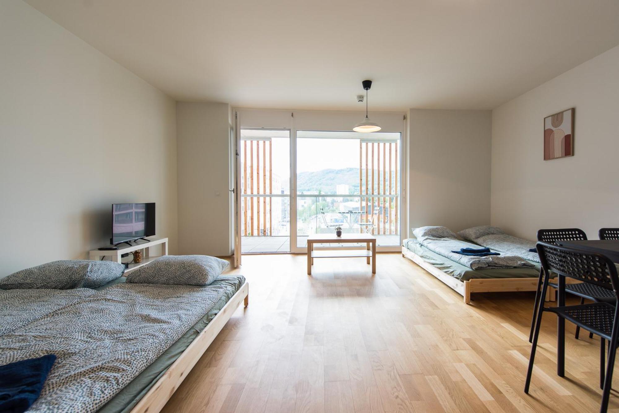 Muzeta Graz - Eco-Friendly Parkview Holiday Apartments In Graz'S Smart City Exterior photo